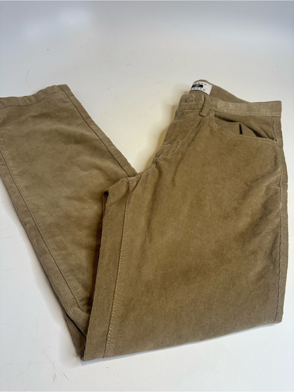 Joseph Abboud Men's Khaki Corduroy Pants